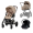 Коляска 3 в 1 Cybex Balios S Lux TPE 2025, Almond Beige с дождевиком и автокреслом Rant Miro