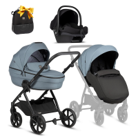 Детская коляска Tutis Uno 6 Plus Essential collection 3 в 1 с автокреслом Elo Lux EduSky Black 1602143 Menta