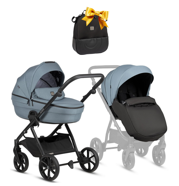 Коляска 2 в 1 Tutis Uno 6+ Essential Collection, Menta (143)