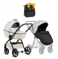 Коляска 2 в 1 Tutis Uno 6+ Leather Collection, Latte (151)