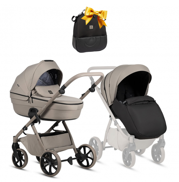 Коляска 2 в 1 Tutis Uno 6+ Essential Collection, Taupe (172)