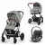 Коляска 3 в 1 Cybex Balios S Lux 2025 цвет Stone Grey с дождевиком + Автокресло Cloud T i-Size Plus Mirage Grey