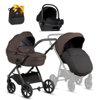 Детская коляска Tutis Uno 6 Plus Essential collection 3 в 1 с автокреслом Elo Lux EduSky Black 1602147 Tiramissu