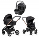 Коляска 3 в 1 Tutis Mio 3+ NEW Black Edition, Rose Gold (292) с автокреслом Britax Roemer Baby-Safe Pro Classic Deep Black