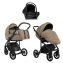 Детская коляска Roan Bass Next 2.0 3 в 1 с автокреслом Tutis Elo Lux EduSky Black BSN/42/2 Mocha Mousse/Black/руч.Cappuccino