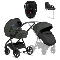 Коляска 4 в 1 Tutis Uno 6+ Essential Collection, Pistaccio (144) с автокреслом Tutis Beno (0-13 кг) и базой Isofix