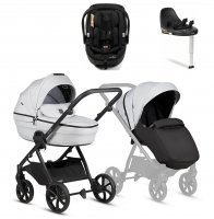 Коляска 4 в 1 Tutis Uno 6+ Essential Collection, Risso (142) с автокреслом Tutis Beno (0-13 кг) и базой Isofix