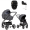 Коляска 4 в 1 Tutis Uno 6+ Essential Collection, Antracite (169) с автокреслом Tutis Beno (0-13 кг) и базой Isofix