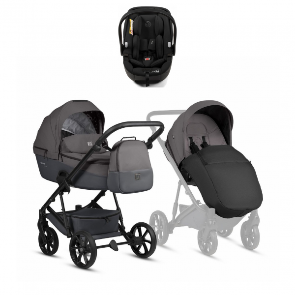 Коляска 3 в 1 Tutis Viva 6+ Essential, Periscape (072) с автокреслом Tutis Beno (0-13 кг)