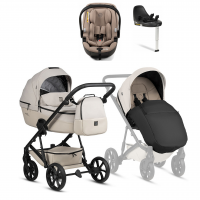 Коляска 4 в 1 Tutis Viva 6+ Essential, Crystal (058) с автокреслом Tutis Beno (0-13 кг) и базой Isofix