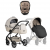 Коляска 3 в 1 Tutis Viva 6+ Essential, Crystal (058) с автокреслом Tutis Beno (0-13 кг)