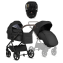 Детская коляска 3 в 1 Tutis Leo 3+ с автокреслом Beno Black (201) Black