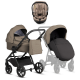 Детская коляска 3 в 1 Tutis Leo 3+ с автокреслом Beno Beige (261) Cinnamon