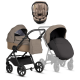 Детская коляска 3 в 1 Tutis Leo 3+ с автокреслом Beno Beige (262) Towny