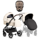 Детская коляска 3 в 1 Tutis Leo 3+ с автокреслом Beno Beige (228) Caramel
