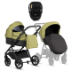 Детская коляска 3 в 1 Tutis Leo 3+ с автокреслом Beno Black (302) Green
