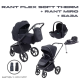 Детская коляска Rant Flex Therm Soft 4 в 1 с автокреслом Miro и базой Midnight Black