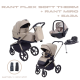 Детская коляска Rant Flex Therm Soft 4 в 1 с автокреслом Miro и базой Sandy Beige