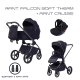 Детская коляска Rant Falcon Soft Therm 3 в 1 с автокреслом Cruise Black