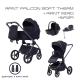 Детская коляска Rant Falcon Soft Therm 4 в 1 с автокреслом Miro и базой Black