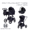 Детская коляска Rant Falcon Soft Therm 3 в 1 с автокреслом Miro Black