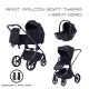 Детская коляска Rant Falcon Soft Therm 3 в 1 с автокреслом Miro Black