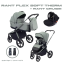Детская коляска Rant Flex Therm Soft 3 в 1 с автокреслом Cruise Forest Green
