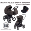 Детская коляска Rant Flex Therm Soft 3 в 1 с автокреслом Cruise Shine Brown