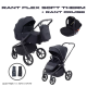 Детская коляска Rant Flex Therm Soft 3 в 1 с автокреслом Cruise Midnight Black