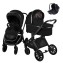 Детская коляска AmaroBaby Motus Premium Ecco 3 в 1 с автокреслом Rant Miro черный
