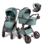 Детская коляска AmaroBaby Motus Premium Ecco Exclusive 3 в 1 с автокреслом Rant Miro лагуна