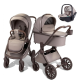 Детская коляска AmaroBaby Motus Premium Ecco Exclusive 3 в 1 с автокреслом Rant Miro мокко
