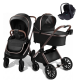 Детская коляска AmaroBaby Motus Premium Ecco Exclusive 3 в 1 с автокреслом Rant Miro черный