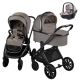 Детская коляска AmaroBaby Motus Premium Ecco 3 в 1 с автокреслом Rant Miro мокко