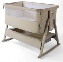 Колыбель приставная Tutti Bambini CoZee Air 2 с колесами Soft Walnut/Cocoa