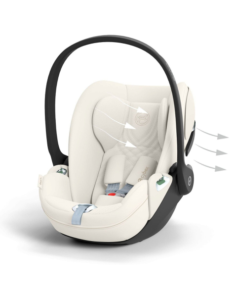 Коляска 3 в 1 Cybex Priam V Rosegold Style Sepia Black + Cloud T Off White Plus
