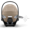 Коляска 4 в 1 Cybex Priam V Rosegold Style Coconut Brown + Cloud T Cozy Beige Plus Base T