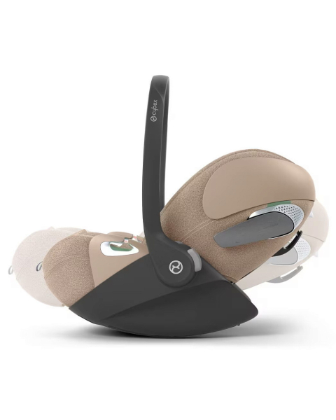 Коляска 4 в 1 Cybex Priam V Rosegold Style Coconut Brown + Cloud T Cozy Beige Plus Base T