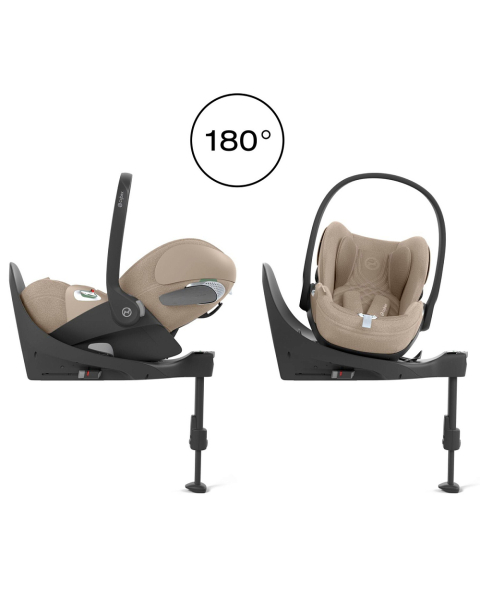 Коляска 4 в 1 Cybex Priam V Rosegold Style Coconut Brown + Cloud T Cozy Beige Plus Base T