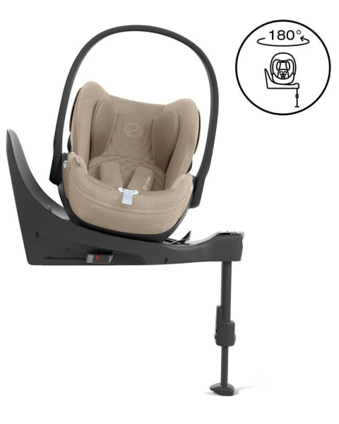 Коляска 4 в 1 Cybex Priam V Rosegold Style Coconut Brown + Cloud T Cozy Beige Plus Base T