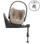Коляска 4 в 1 Cybex Priam V Rosegold Style Coconut Brown + Cloud T Cozy Beige Plus Base T