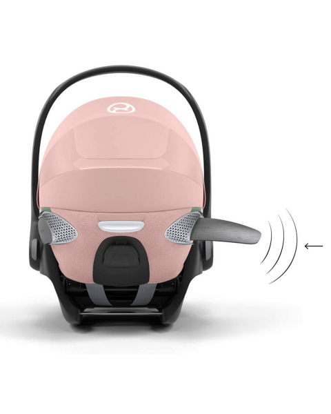 Коляска 4 в 1 Cybex Priam V Rosegold Style Peach Pink + Cloud T Peach Pink Plus Base T