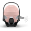 Коляска 4 в 1 Cybex Priam V Rosegold Style Peach Pink + Cloud T Peach Pink Plus Base T