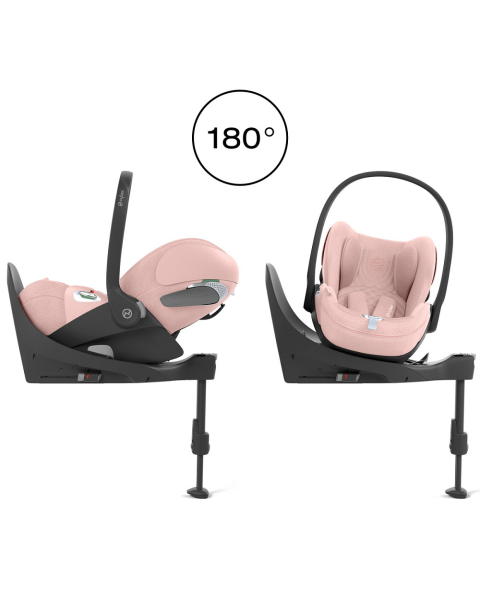 Коляска 4 в 1 Cybex Priam V Rosegold Style Peach Pink + Cloud T Peach Pink Plus Base T