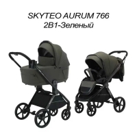 Коляска детская 766 Skyteo Aurum 2 в 1 зеленый 2026
