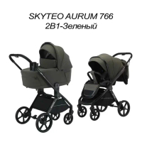 Коляска детская 766 Skyteo Aurum 2 в 1 зеленый 2026
