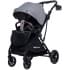 Детская прогулочная коляска Farfello Fest Lux Серый/Grey FL-3 черная рама