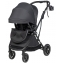 Детская прогулочная коляска Farfello Fest Lux Угольно-черный/Carbon black FL-12 черная рама