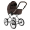 Детская коляска люлька Roan Bass Next Classic d14 2.0 1 в 1 BSNC/103/1 Turkish Coffe/Black/руч.Cappuccino