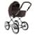 Детская коляска люлька Roan Bass Next Classic d14 2.0 1 в 1 BSNC/103/1 Turkish Coffe/Black/руч.Cappuccino
